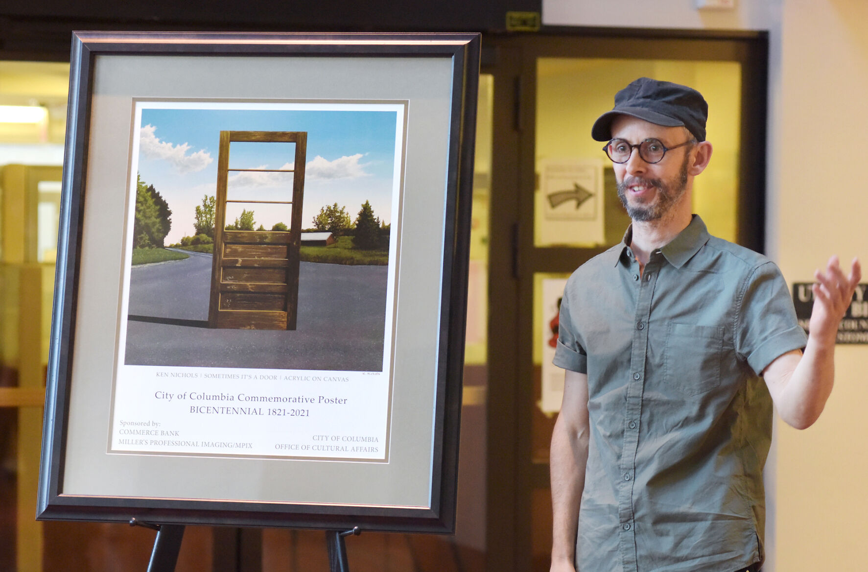 Columbia's bicentennial commemorative poster is unveiled Thursday